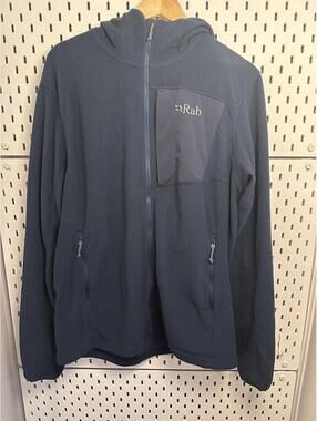Rab Men's Navy and Blue Jacket